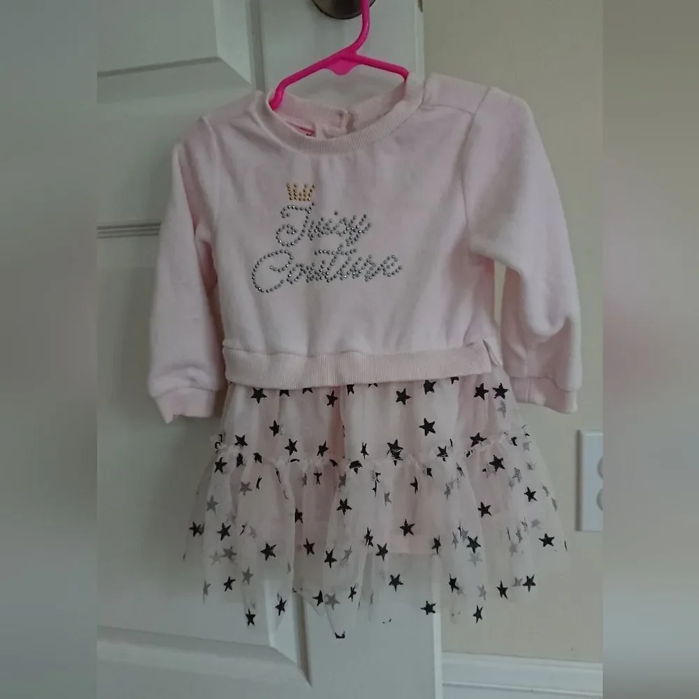 Juicy Couture light pink Little Girl's Logo Dress size 18M